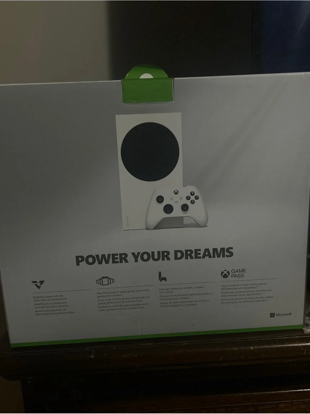 Microsoft Xbox Series S Console in White with Matching Controller